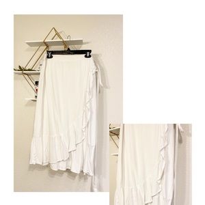 🍃White Ruffle Skirt🍃